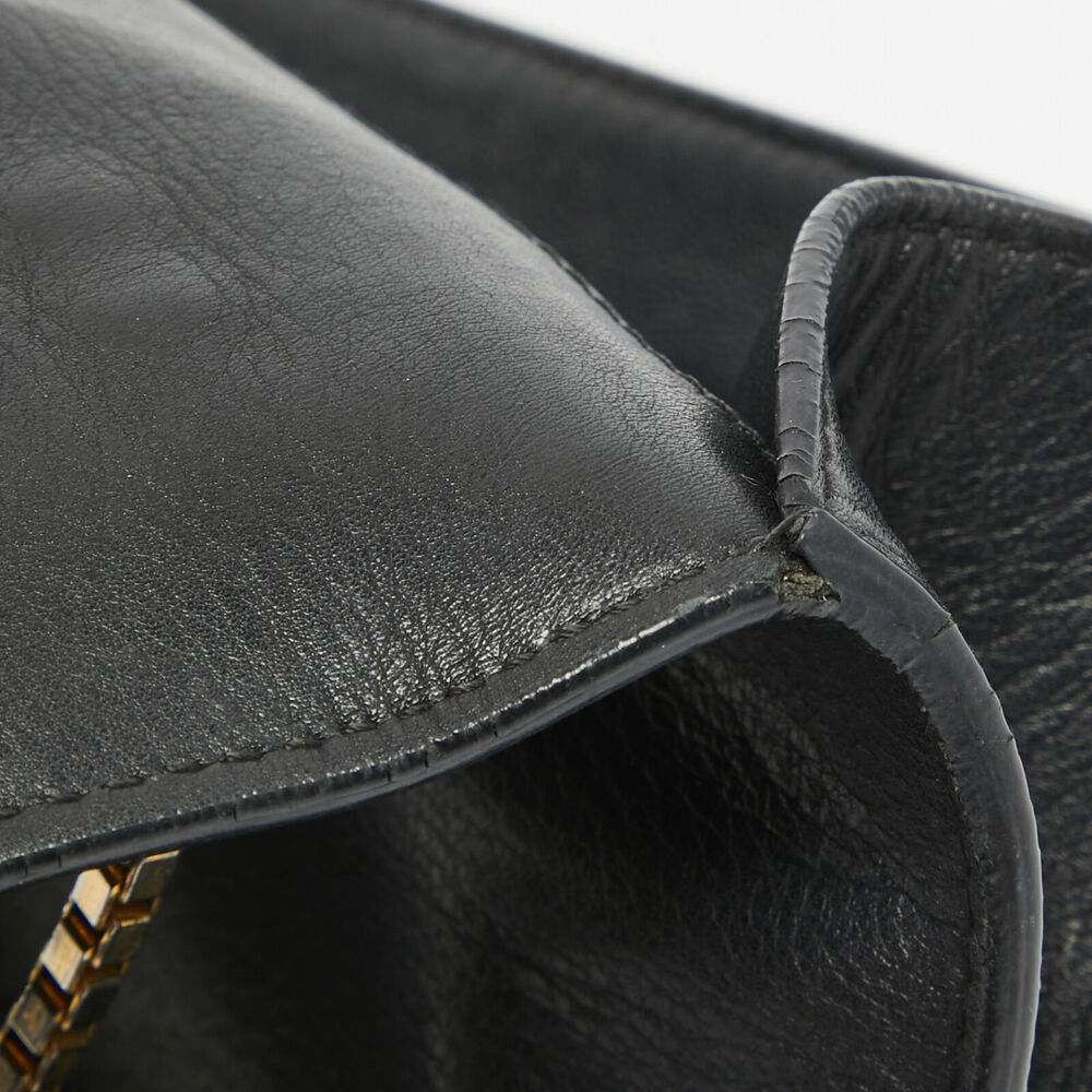 Versace Black Leather Icon Medusa Chain #129801V41B - Picture 9 of 10